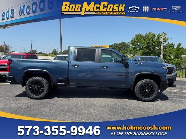 2026 Chevrolet Silverado 2500 HD LT in Lakeshore Blue Metallic — front three-quarter view