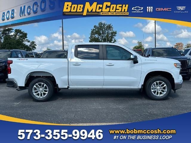 2026 Chevrolet Silverado 1500 LT in Summit White — front three-quarter view