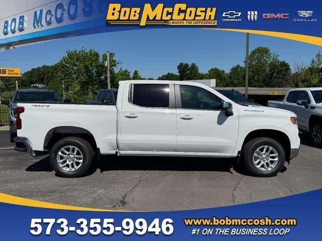 2026 Chevrolet Silverado 1500 LT in Summit White — front three-quarter view