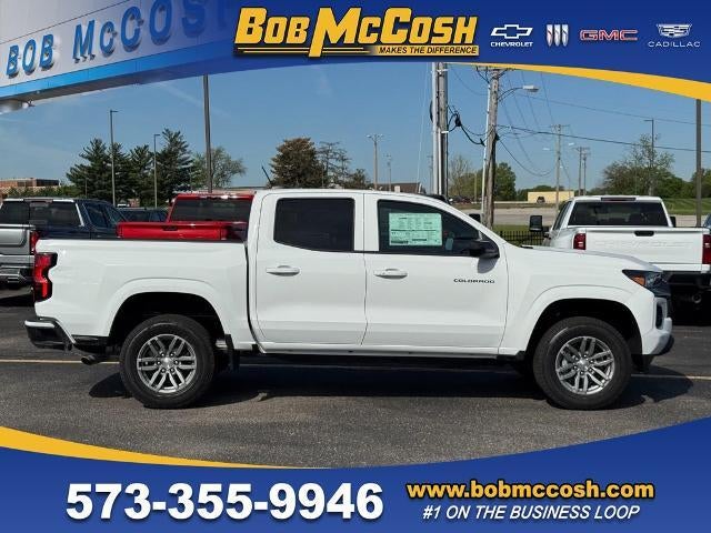 2026 Chevrolet Colorado LT in Summit White — front three-quarter view
