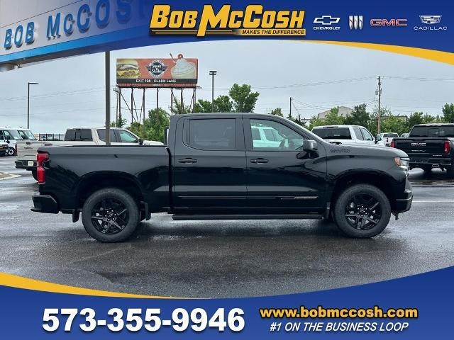 2026 Chevrolet Silverado 1500 High Country in Black — front three-quarter view