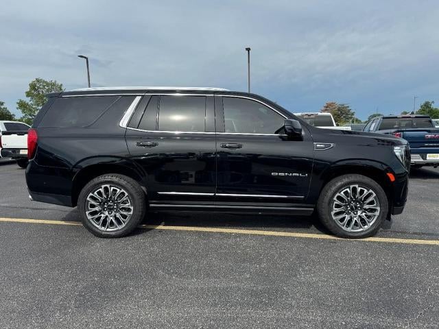 2023 GMC Yukon Denali Ultimate in Onyx Black — front three-quarter view