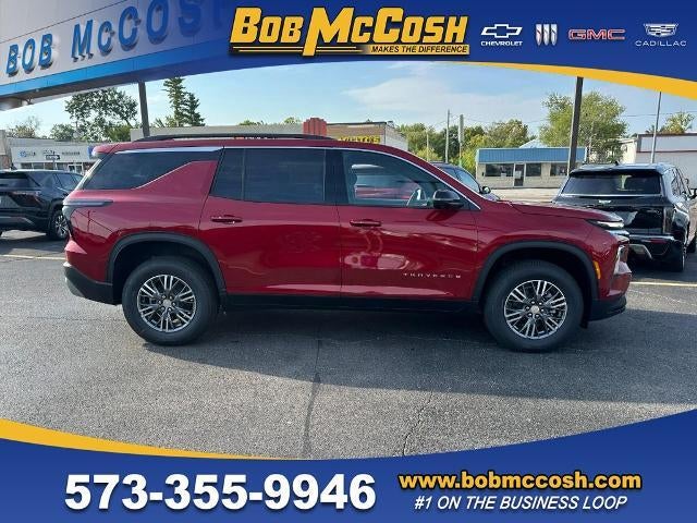 2026 Chevrolet Traverse LT in Radiant Red Tintcoat — front three-quarter view