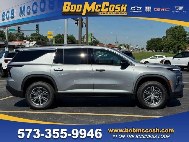 2026 Chevrolet Traverse LT in Sterling Gray Metallic — front three-quarter view