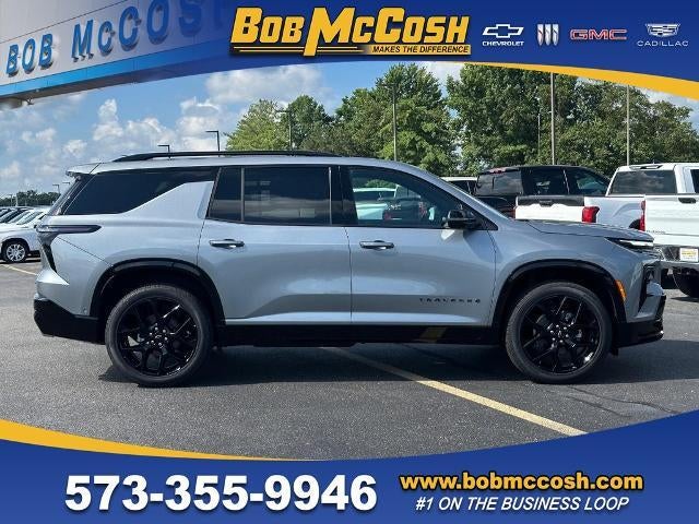 2026 Chevrolet Traverse RS in Sterling Gray Metallic — front three-quarter view
