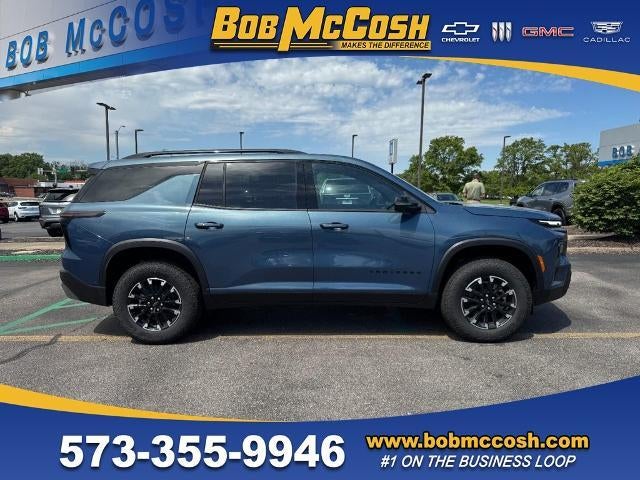 2026 Chevrolet Traverse Z71 in Lakeshore Blue Metallic — front three-quarter view