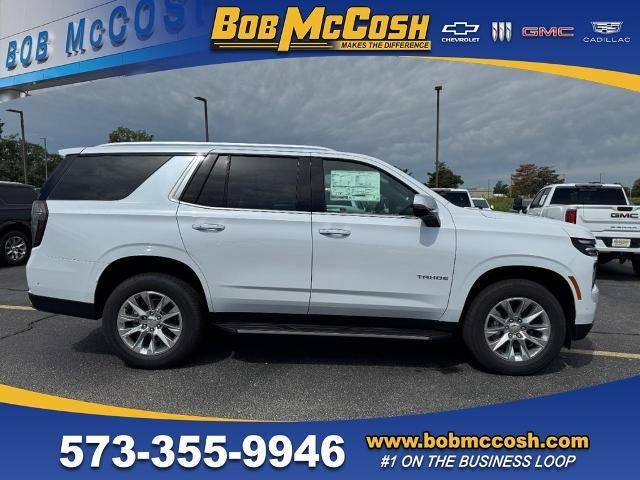 2026 Chevrolet Tahoe Premier in Polar White Tricoat — front three-quarter view