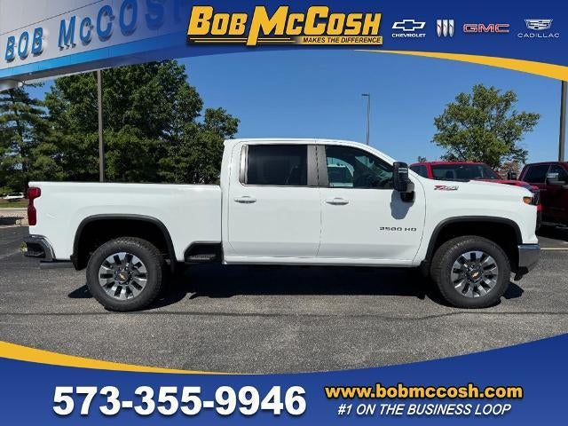 2026 Chevrolet Silverado 3500 HD LT in Summit White — front three-quarter view