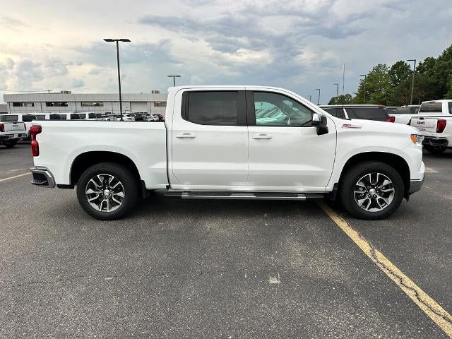 2024 Chevrolet Silverado 1500 LT in Summit White — front three-quarter view